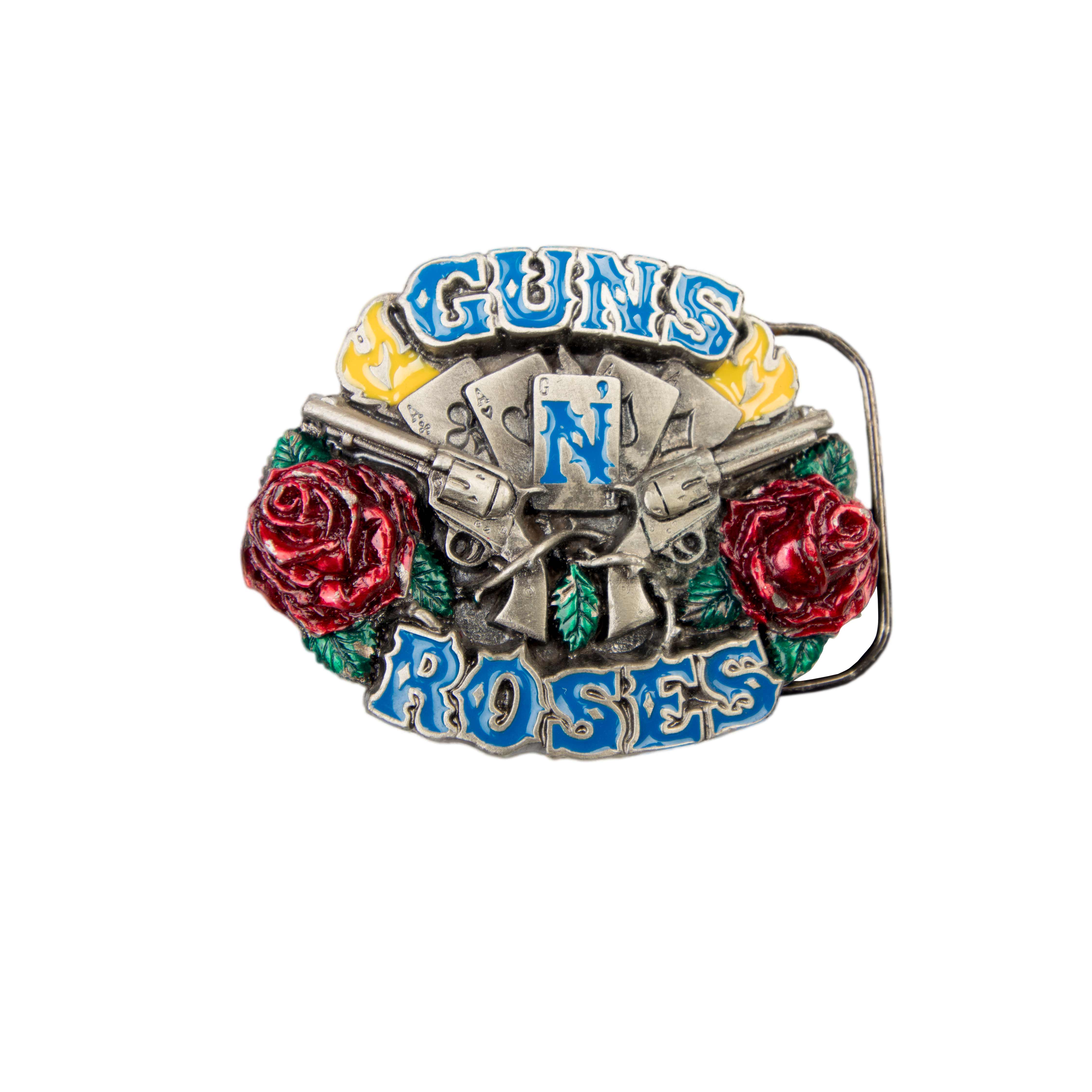 Guns N Roses Belt Buckle 4035 Mabu Leather